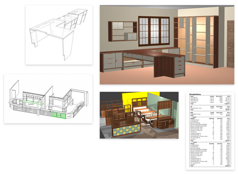 range of polyboard cabinets