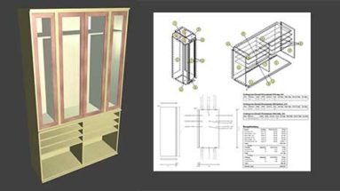 Simple furniture design using the basic commands