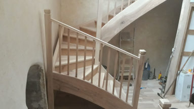 half turn stair case study