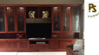 jarrah sideboard designed with Polyboard