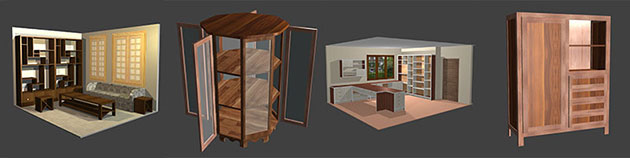 Polyboard cabinet models