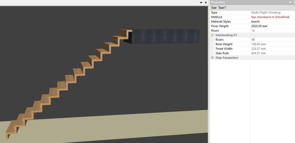 adjust floor joist thickness for stair