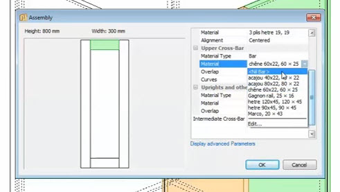 upper cross bar nil material