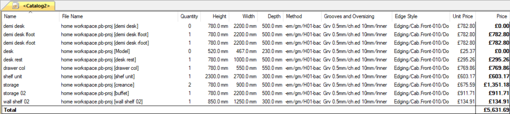 polyboard's catalogue mode