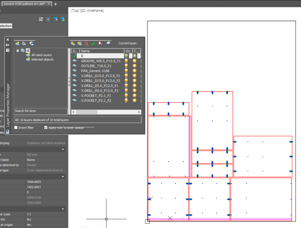 optinest dxf output with layer name for each machining operation