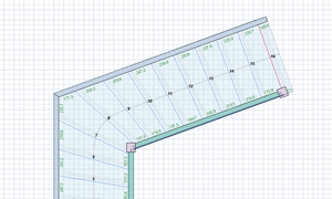 triangulation for irregular stairwells