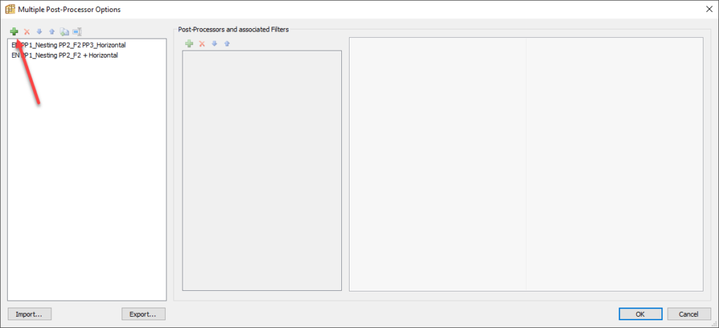 polyboard multiple post processor