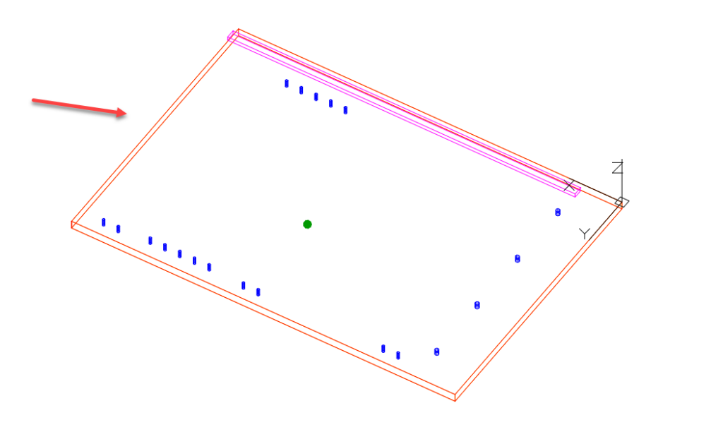 dxf file showing horizontal toolings excluded